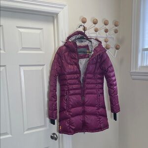 Lole - Puffer Down Filled Zip Up Winter Jacket - Pink / Purple - S